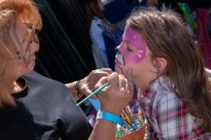 Who wants their face painted?