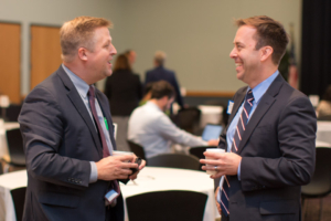 Networking is never in short supply!