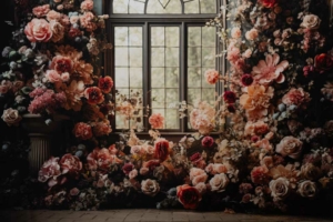 Floral Window Floral Window Background